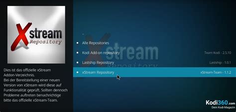 xstream addon funktioniert nicht|xStream: Addon in Kodi installieren 